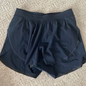 Navy blue lulu lemon shorts